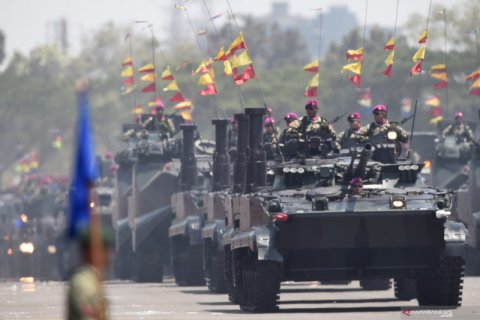 Perayaan HUT ke-74 TNI