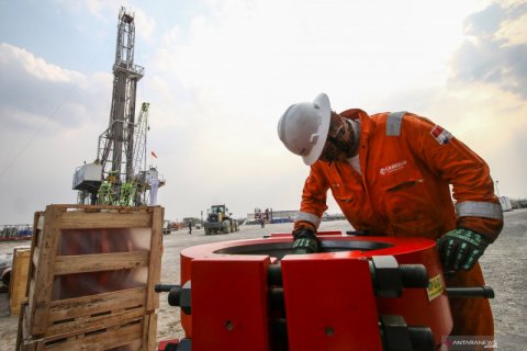 Prosesi tanjak sumur di lapangan gas Bojonegoro