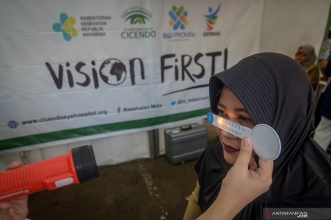 Peringatan hari penglihatan sedunia di Bandung