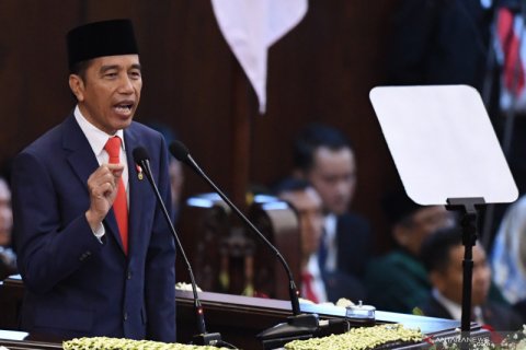 Pidato awal masa jabatan presiden Jokowi