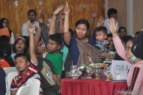 Pengungungsi Wamena tiba di kota Medan