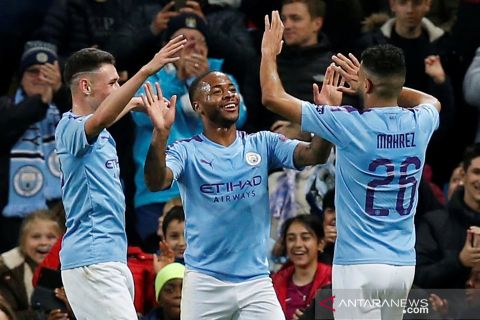 Liga Champions:  Hat-trick Raheem Sterling bantu Manchester City hancurkan Atalanta 5-1