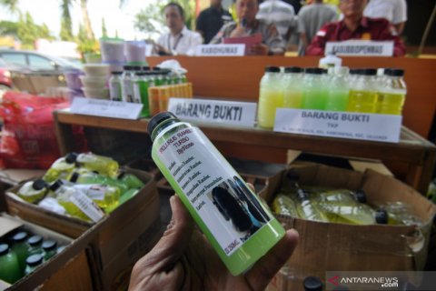 Polda Sulteng sita kosmetik ilegal
