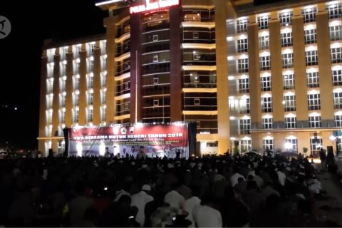 TNI, Polri dan warga Jateng doakan pelantikan Presiden lancar