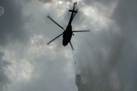 Upaya water bombing di Kalteng masih berlangsung