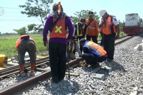 Daop 7 Lakukan uji beban jalur ganda