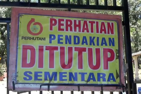 Gunung Lawu terbakar, jalur pendakian ditutup