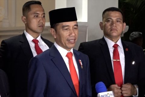 Presiden sampaikan terima kasih kepada negara sahabat dan TNI Polri