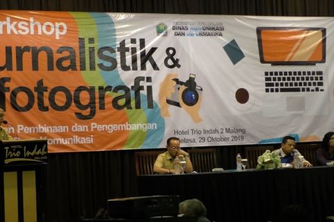 Diskominfo Kota Malang bekali KIM ilmu jurnalistik