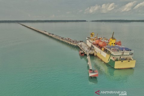 Sandar perdana kapal penumpang di Pulau Subi