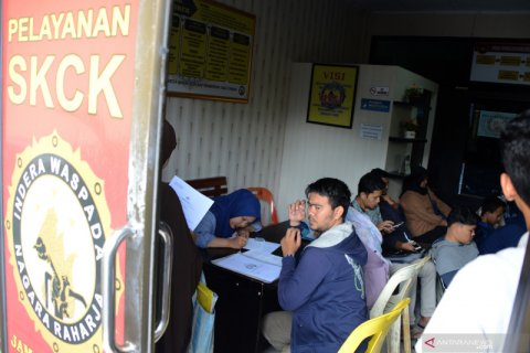Penerimaan CPNS, pembuatan SKCK meningkat