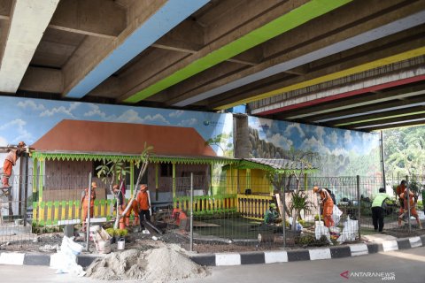 Penataan lahan kosong di kolong tol Joglo