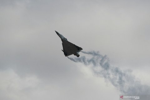 Atraksi Mir-2000 di Dubai Air Show 2019