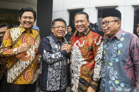 Pimpinan MPR berkunjung ke DPP PKS bahas wacana amandemen UUD 1945
