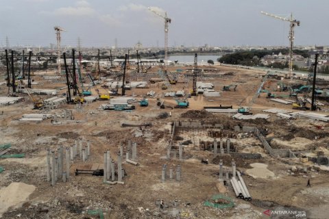 Pembangunan Jakarta International Stadium terus berlanjut