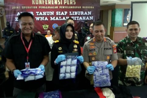 Bea Cukai gagalkan penyelundupan narkoba jaringan internasional