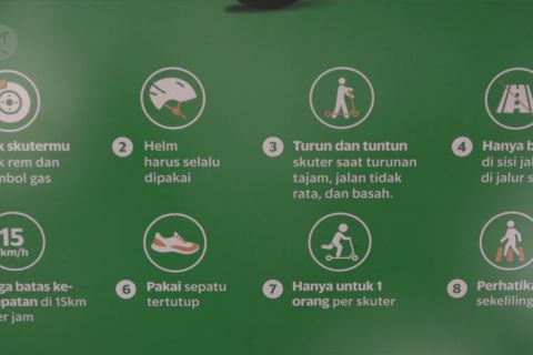 Grab tanggapi polemik keselamatan skuter listrik