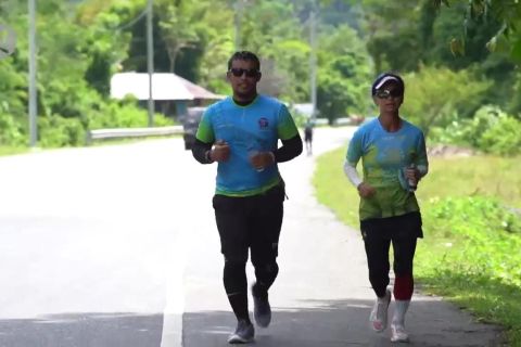 Lari 250 km untuk amal 15 tahun tsunami
