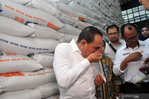 Temukan beras impor bau apek