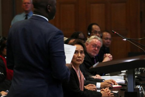Aung San Suu Kyi hadiri sidang kasus genosida di Pengadilan Internasional