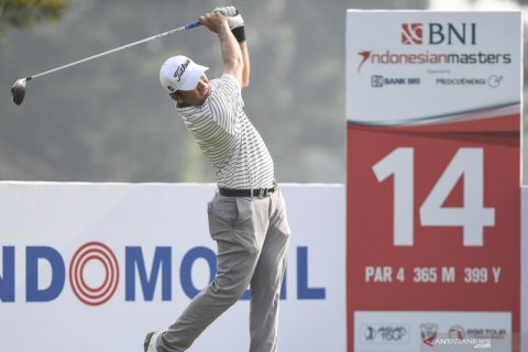 Pegolf Rori Hie berlaga di BNI Indonesian Masters
