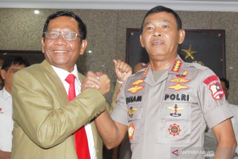 Menko Polhukam bertemu Kapolri bahas pengamanan natal dan tahun baru
