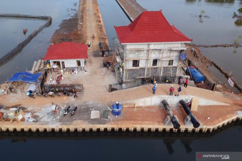 Pembangunan rumah pompa air Pekalongan