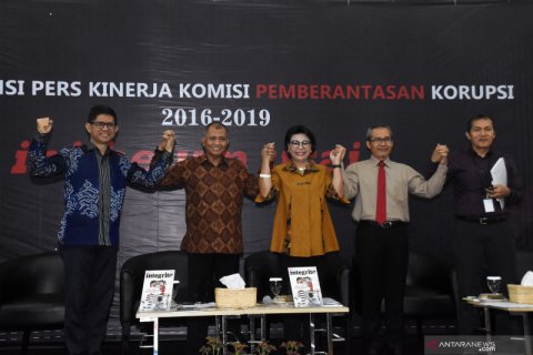 Laporan kinerja KPK periode tahun 2016-2019