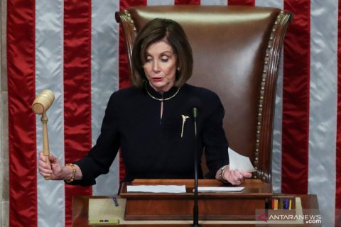 Presiden Donald Trump dimakzulkan DPR AS