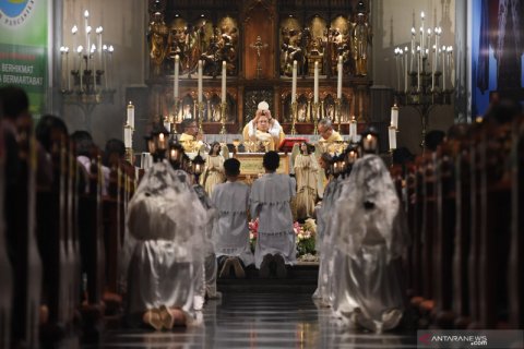 Misa Natal di Katedral Jakarta