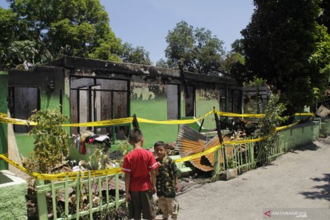 Kebakaran asrama TNI di Kupang