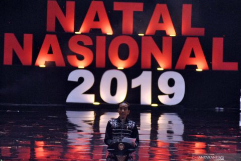 Presiden Jokowi hadiri perayaan Natal nasional