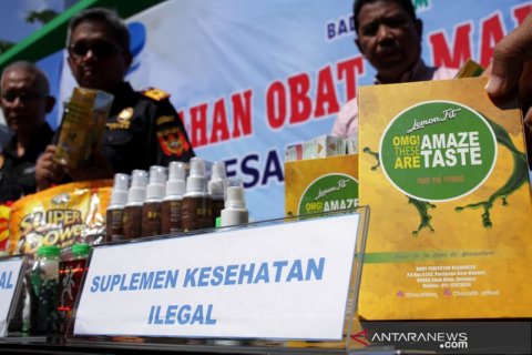 Pemusnahan barang bukti sitaan BPOM Makassar