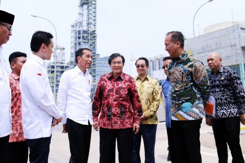 Peresmian pabrik PT  Chandra Asri Petrochemical