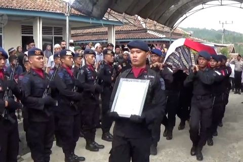 Brimob yang gugur di Poso, dimakamkan di Pandeglang