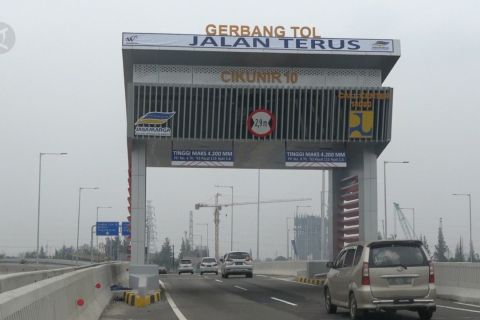 Tol Layang Japek II sudah beroperasi
