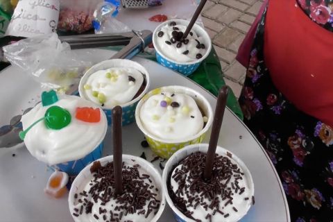 Membuat olahan makanan berbahan baku ubi yang bergizi