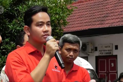 Resmi daftar Pilwalkot Solo, Gibran berorasi
