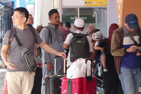 Jumlah penumpang di pelabuhan Ulee Lheue meningkat hingga 50%