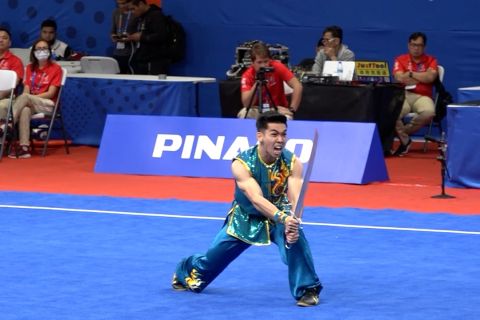Atlet wushu Harris Horatius optimistis di nomor toya