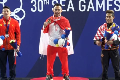 Eko Yuli Irawan raih satu medali emas