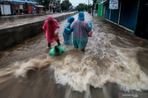 Banjir juga terjadi di Tangerang Selatan