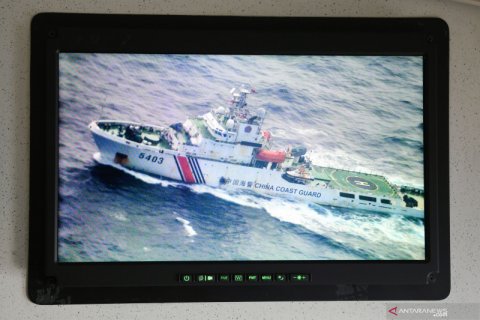 TNI patroli udara di Laut Natuna