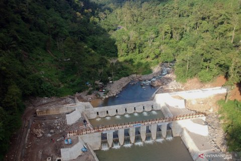 Pembangunan Cek Dam hulu Batang Kuranji