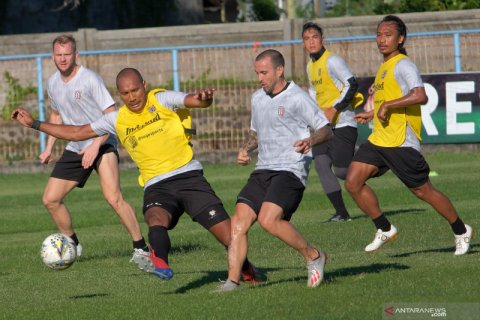 Bali United berlatih jelang menghadapi Melbourne Victory