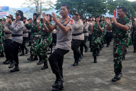 Kunjungan Kapolri dan Panglima TNI ke Maluku