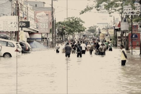Inilah situasi pascabanjir di sejumlah wilayah Jabodetabek
