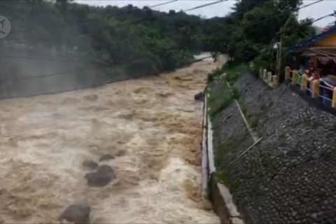Tinggi muka air Bendung Katulampa turun lagi
