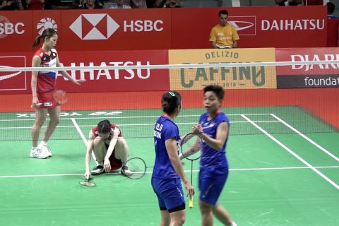 Greysia/Apriyani rebut tiket semifinal Indonesia Masters 2020 dari Jepang