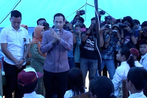 Menteri Nadiem tinjau sekolah terdampak bencana di Bogor